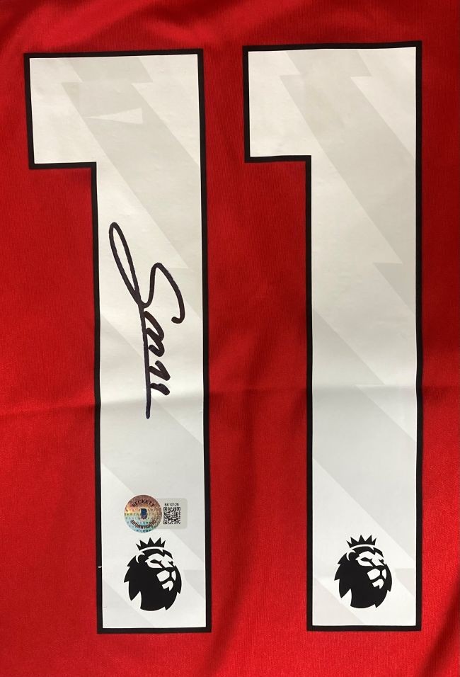 Gabriel Martinelli Signed Arsenal Adidas Soccer Jersey BAS – Super