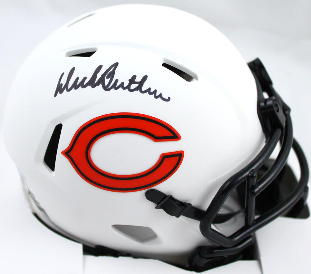 dick's sporting goods football helmet Dick Butkus Autographed Chicago Bears Lunar Speed Mini Helmet
