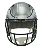 Brandon Graham Signed Eagles Flash Full Size Replica Football Helmet JSA 167016
