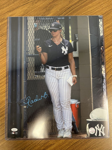 Rachel Balkovec New York Yankees Autographed 16x20 JSA Authentication