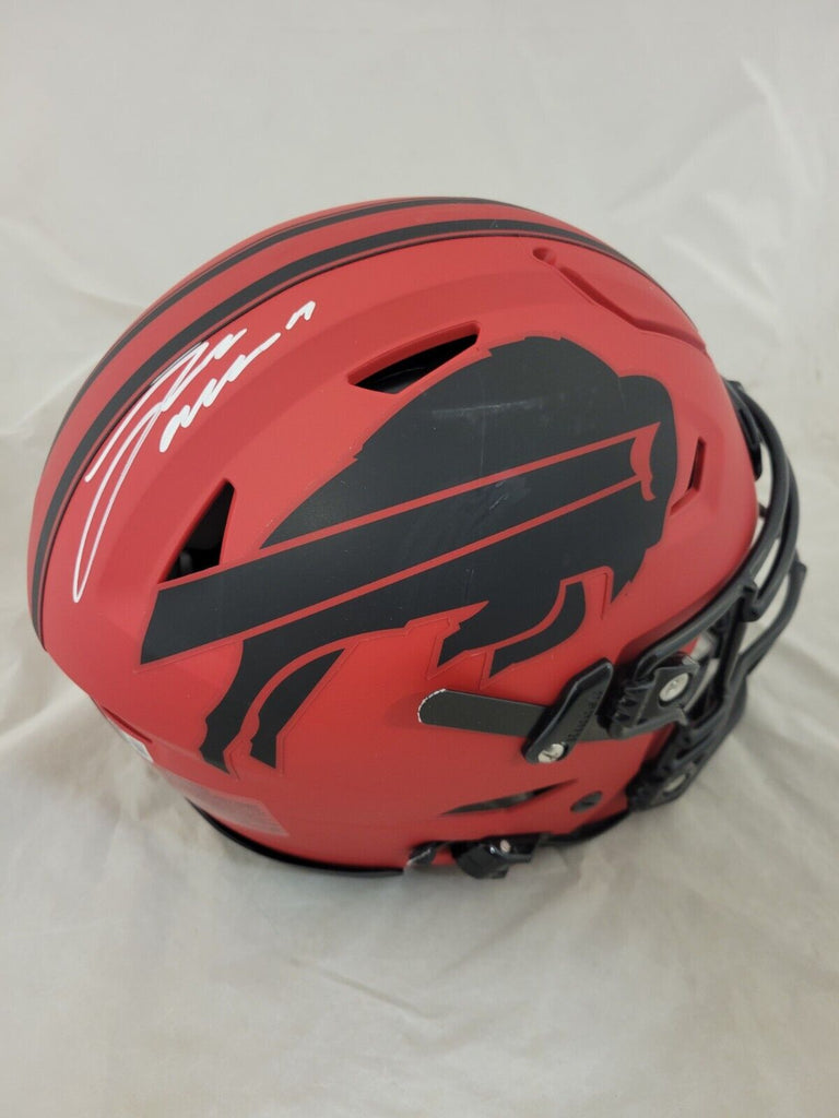 JOSH ALLEN SIGNED BUFFALO BILLS RAVE SPEEDFLEX AUTHENTIC HELMET BECKET – Super Sports Center