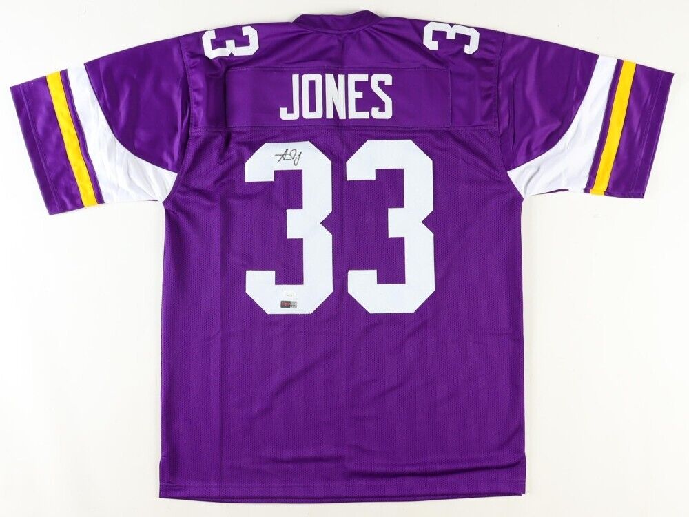 Aaron Jones Signed Minnesota Vikings Jersey (JSA) 2020 Pro Bowl