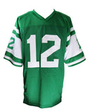 Joe Namath Autographed Green Custom Football Jersey New York Jets JSA