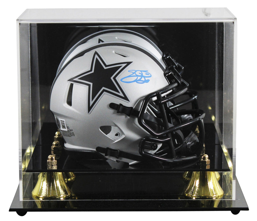 emmitt smith mini helmet Cowboys Emmitt Smith Authentic Signed Rave Speed Mini Helmet w/ Case B – Super Sports Center