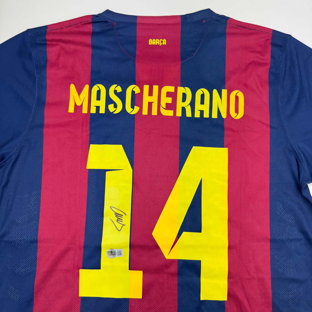 Photo Autographiée Javier Mascherano – Signé Par Le Joueur De Barcelone