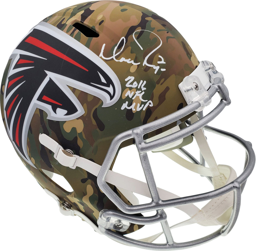 MATT RYAN AUTOGRAPHED FALCONS CAMO FULL SIZE HELMET 2016 NFL MVP BECKE – Super Sports Center MATT RYAN AUTOGRAPHED FALCONS CAMO FULL SIZE HELMET 2016 NFL MVP BECKE – Super Sports Center