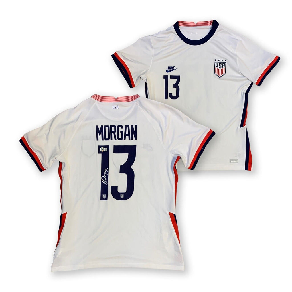 Alex Morgan Autographed USA Womens World Cup Nike Soccer Jersey