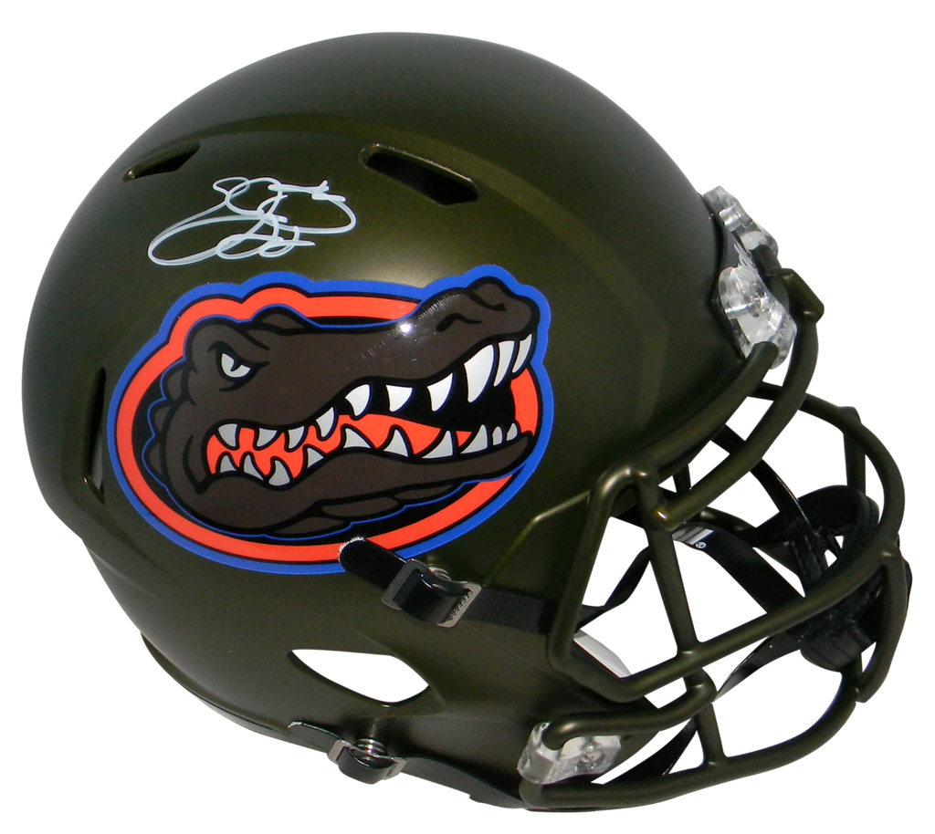2018 smith helmets EMMITT SMITH SIGNED AUTOGRAPHED FLORIDA GATORS FULL SIZE SWAMP HELMET – Super Sports Center