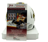 Marques Colston Signed/Autographed Saints Lunar Eclipse Mini Helmet JSA 165268