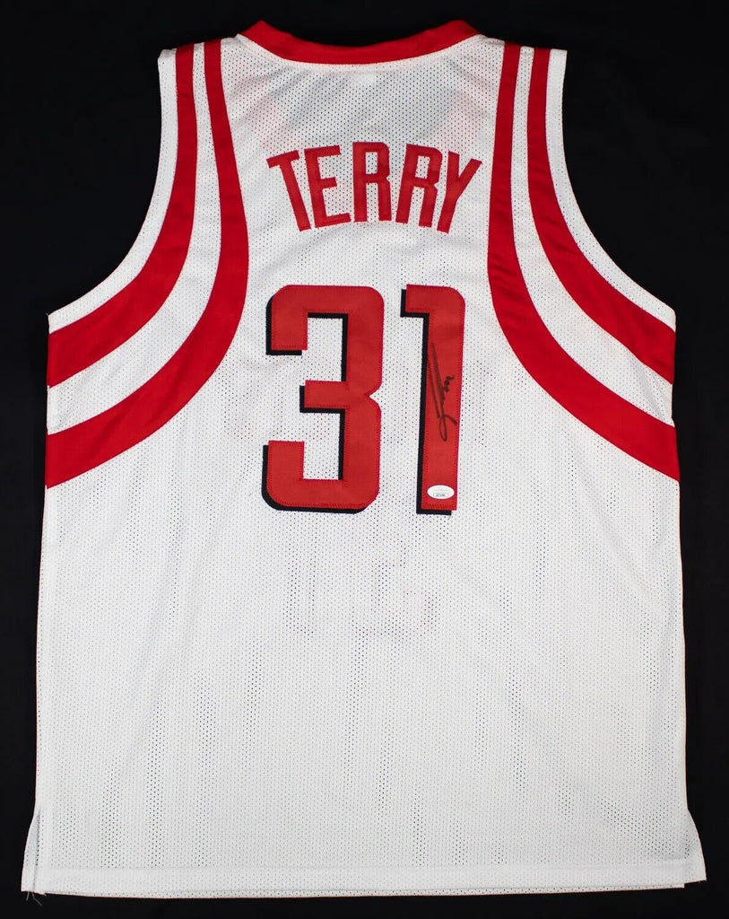 Jason Terry Signed Houston Rockets Jersey (JSA COA) Ex-Arizona