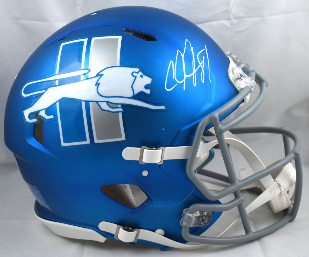calvin johnson football helmet Calvin Johnson Signed Lions F/S ALT 24 Speed Authentic Helmet- Beckett – Super Sports Center