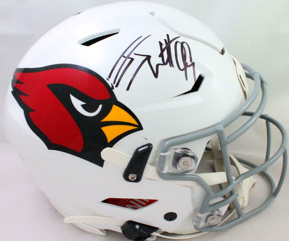 J.J. Watt Arizona Cardinals Autographed Riddell Speed Authentic Helmet