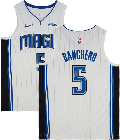 Paolo Banchero Orlando Magic Autographed White Nike Association Swingman Jersey