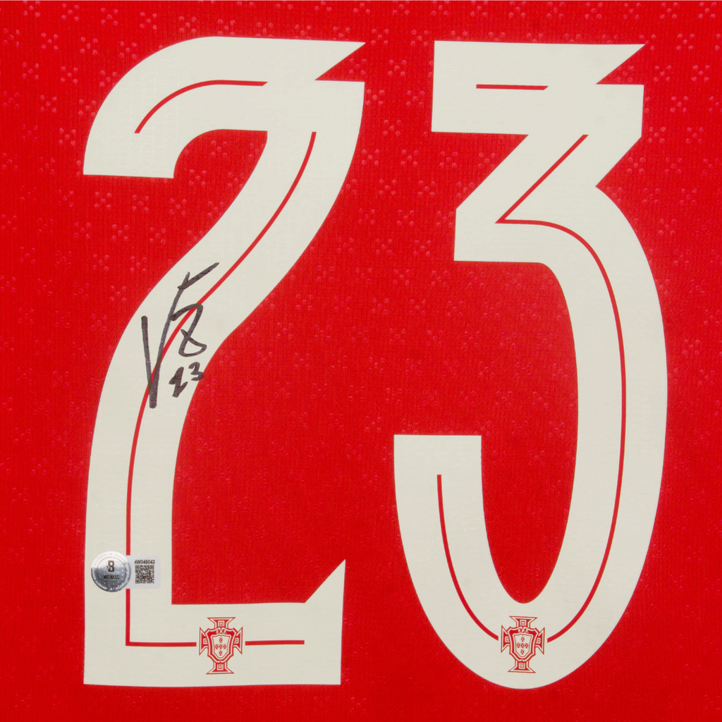Vitinha Signed Portugal FC Home Soccer Jersey #23 with Beckett