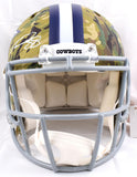 CeeDee Lamb Autographed Dallas Cowboys F/S Camo Speed Authentic Helmet- Fanatics