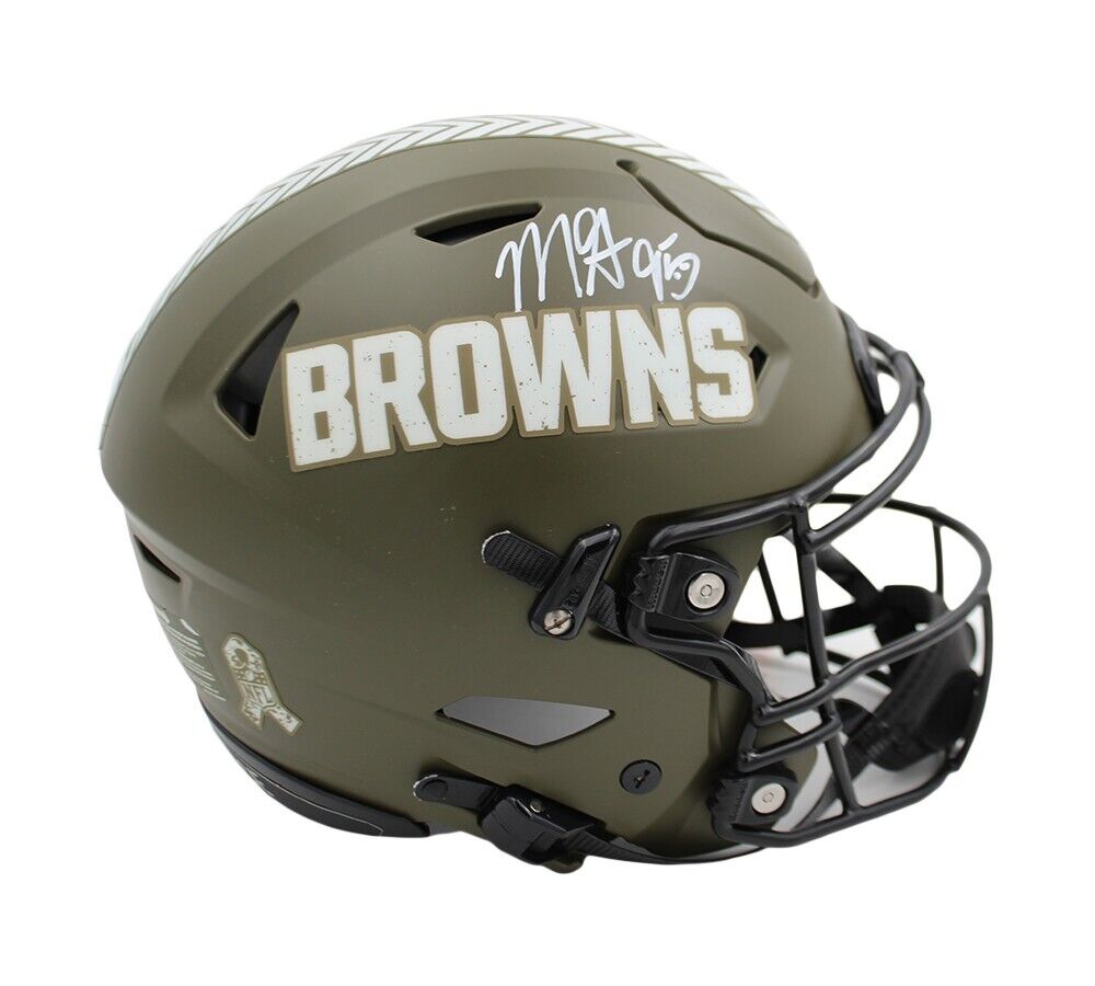cleveland browns football helmets sale Myles Garrett Signed Cleveland Browns Speed Flex Authentic STS NFL Hel –  Super Sports Center