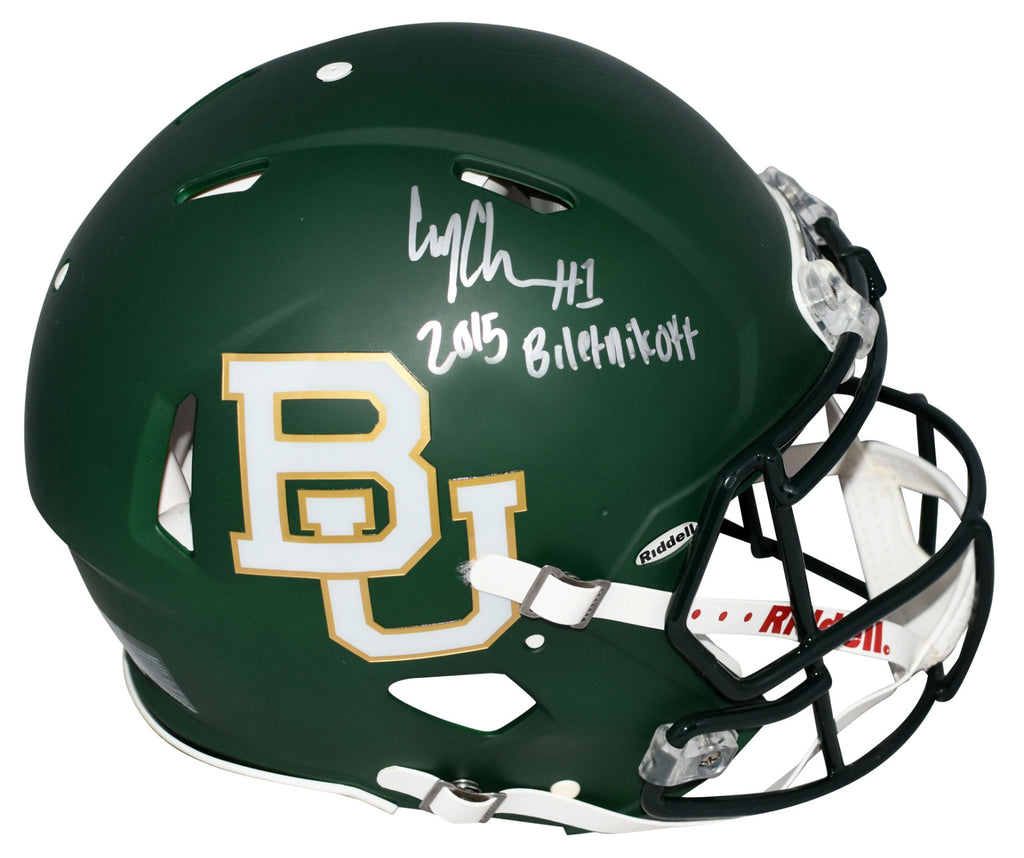 2015 riddell football helmets COREY COLEMAN SIGNED BAYLOR BEARS AUTHENTIC SPEED HELMET W/ 2015 BILET – Super Sports Center