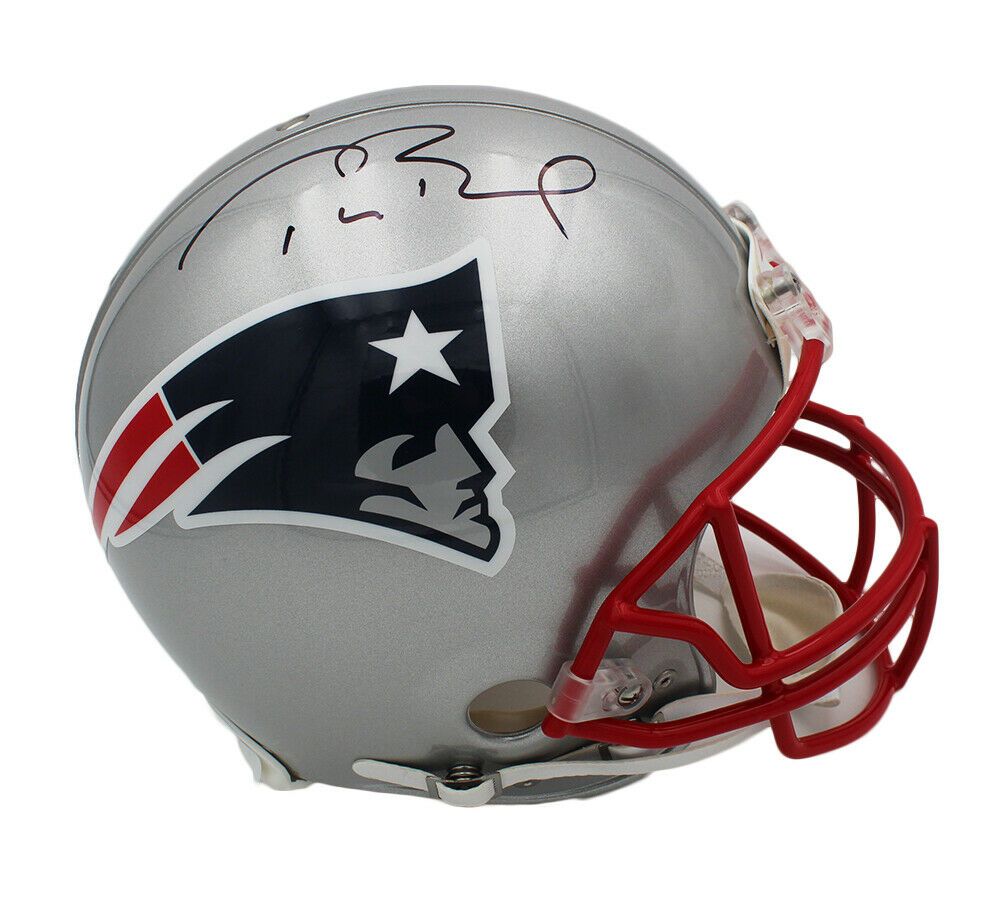 current football helmet Tom Brady Signed New England Patriots Current Authentic NFL Helmet – Super Sports Center
