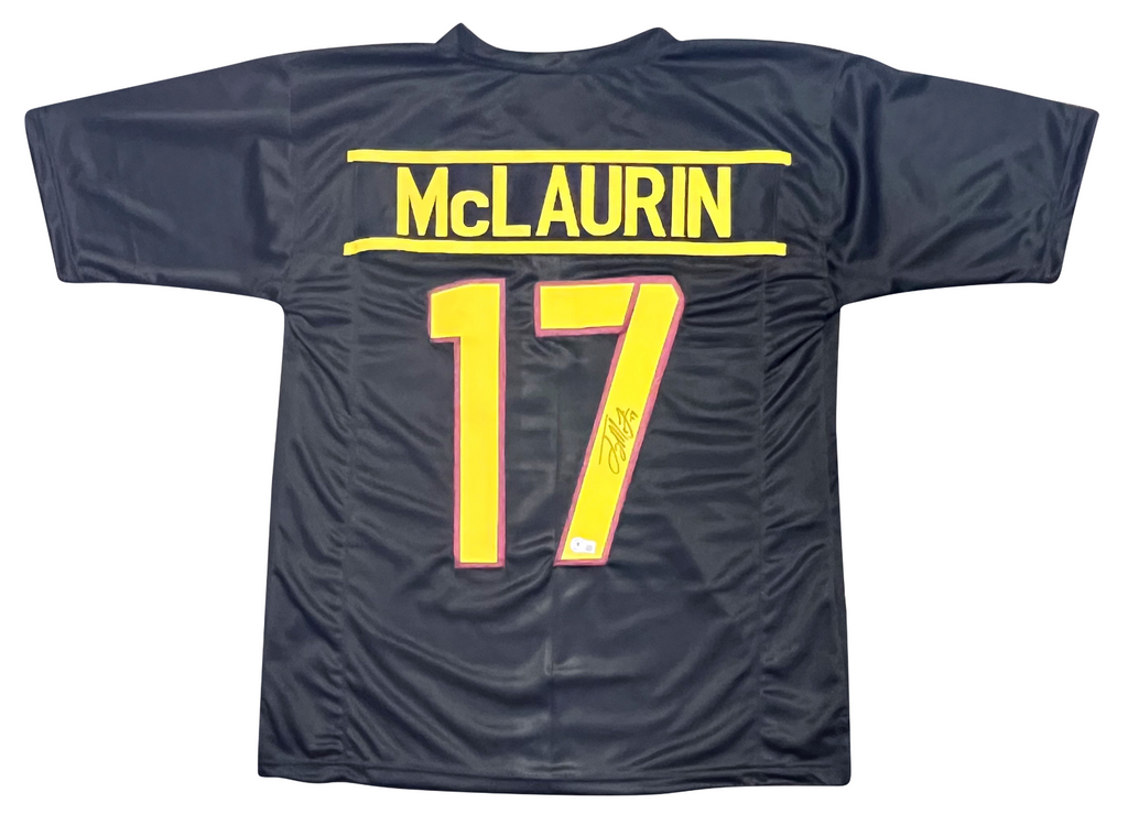 TERRY McLAURIN SIGNED WASHINGTON COMMANDERS #17 BLACK JERSEY