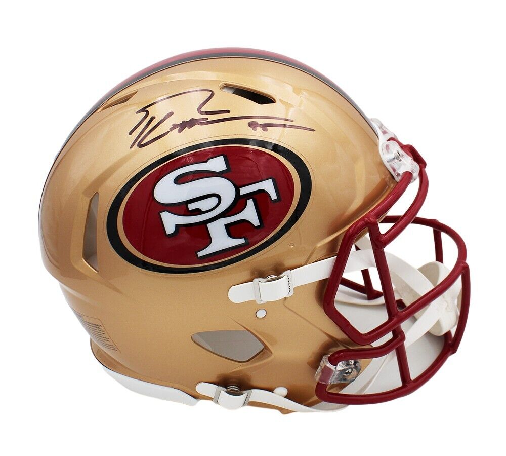 authentic throwback football helmets George Kittle Signed San Francisco 49ers Speed Authentic Throwback 96- – Super Sports Center