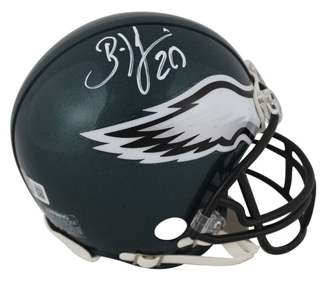 Eagles Brian Dawkins Authentic Signed Green Rep Mini Helmet BAS Witnessed