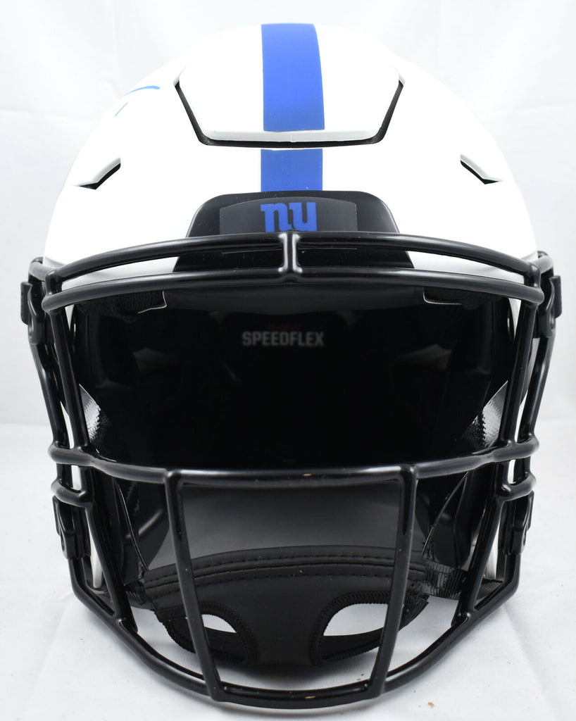 CFN MALIK フーディ S yokosquad flexwitme Malik Nabers Signed New York Giants F/S Lunar Speed Flex Helmet