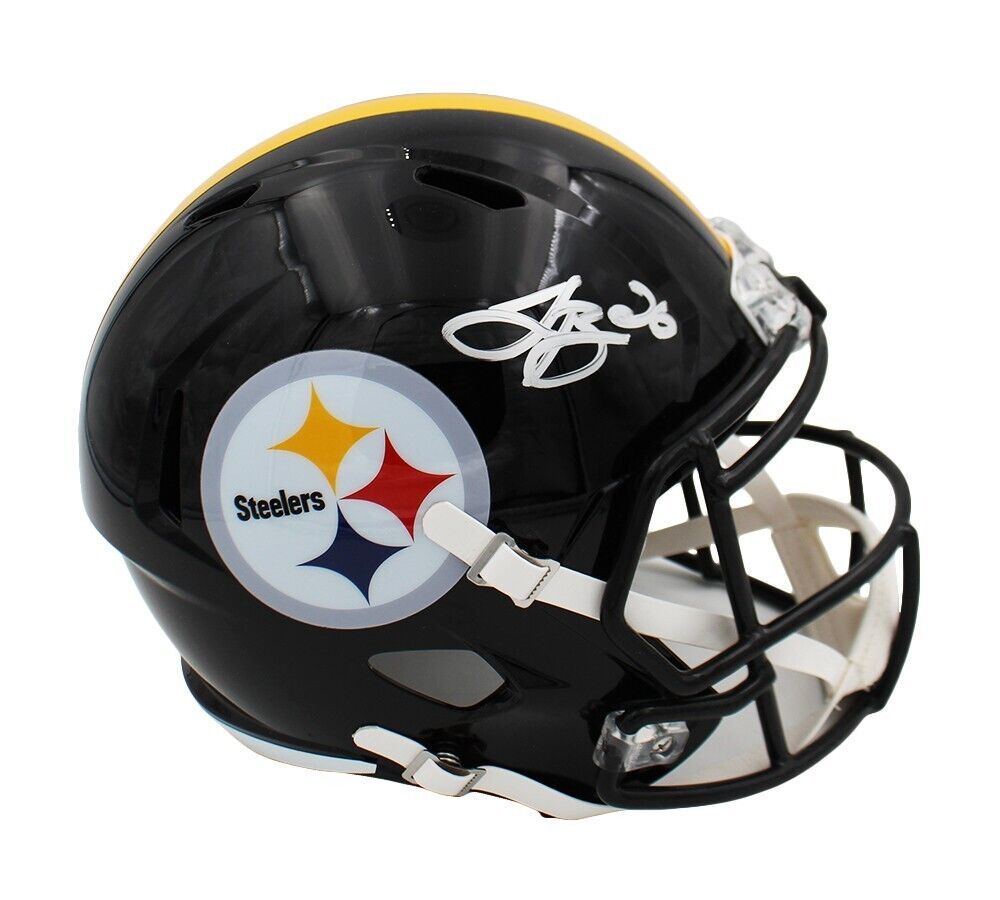 bell football helmet LeVeon Bell Signed Pittsburgh Steelers Speed Full Size NFL Helmet