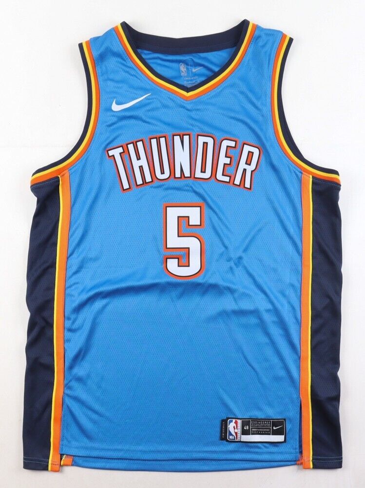 Luguentz Dort Signed Oklahoma City Thunder Jersey (PSA) OKC