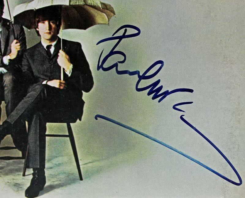 Paul Mccartney Signed Authentic Framed Beatles '65 Album Display