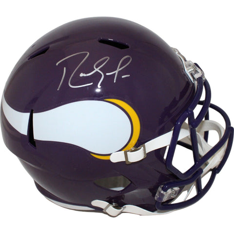 Randy Moss Autgraphed/Signed Minnesota Vikings F/S Helmet TB Beckett 43263