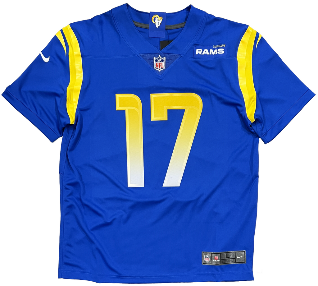 Puka Nacua Los Angeles Rams Signed Blue Nike Limited Jersey