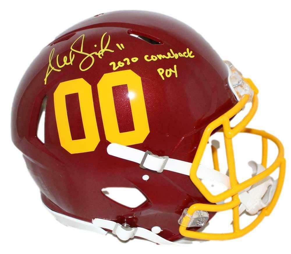 Alex Smith Signed Washington Football Team Authentic 2020 Helmet CPOY – Super Sports Center Alex Smith Signed Washington Football Team Authentic 2020 Helmet CPOY – Super Sports Center