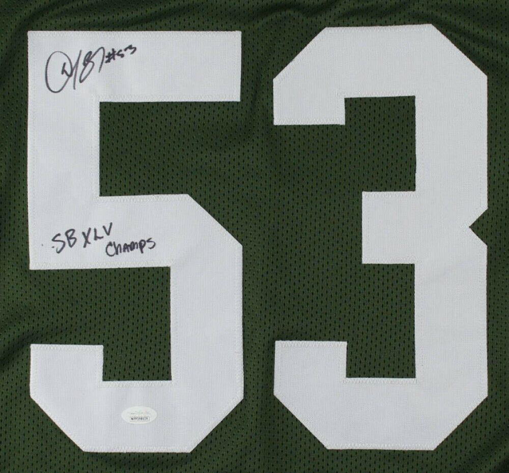 Diyral Briggs Signed Green Bay Packers Jersey Inscribed 