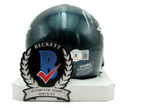 Miles Sanders Signed/Autographed Eagles Mini Football Helmet BAS 167184