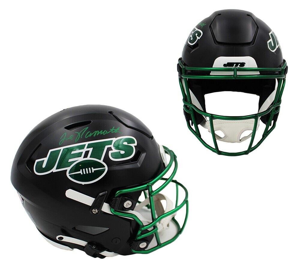 Joe Namath Signed New York Jets Speed Flex Alternate Authentic NFL Helmet