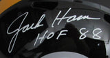 Jack Ham HOF Autographed/Inscr Full Size Speed Replica Helmet Steelers Beckett