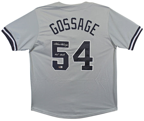 Goose Gossage "HOF 2008" Authentic Signed Grey Pro Style Jersey BAS Witnessed