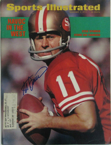 Steve Spurrier 49ers Signed SI Sports Illustrated Dec 4, 1972 141560