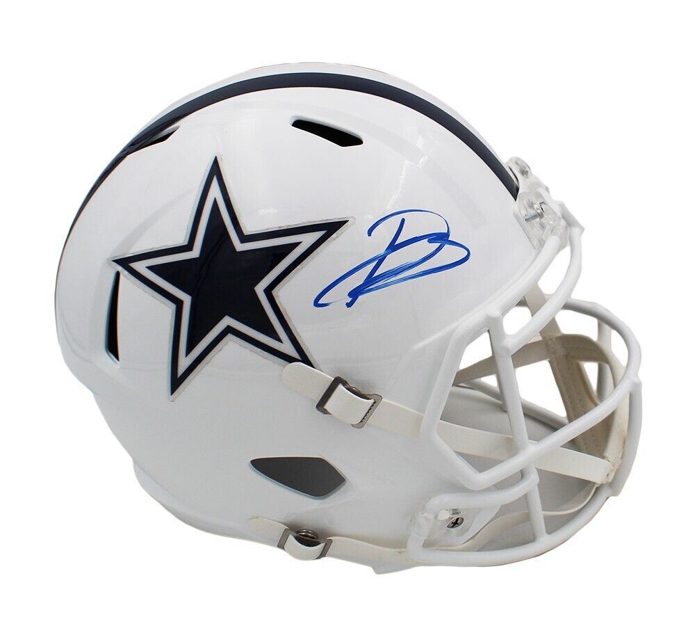 DaRon Bland Signed Dallas Cowboys Speed Full Size Alternate White NFL – Super Sports Center
