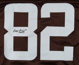Ozzie Newsome HOF Signed/Inscribed Browns Custom Football Jersey JSA 162025