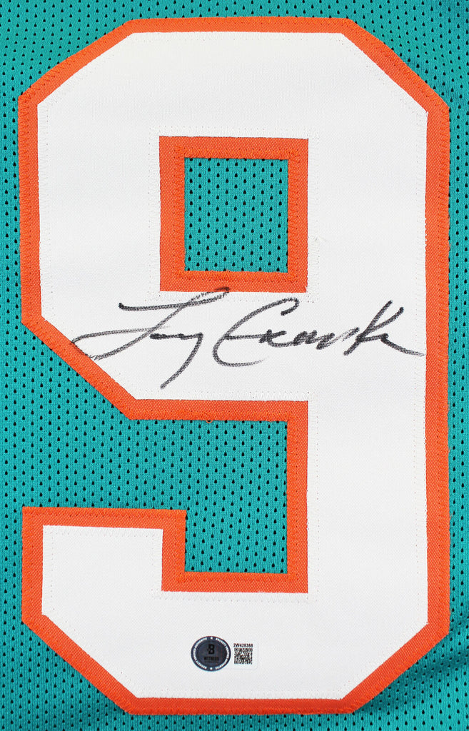 Larry Csonka Authentic Signed Teal Pro Style Jersey Autographed