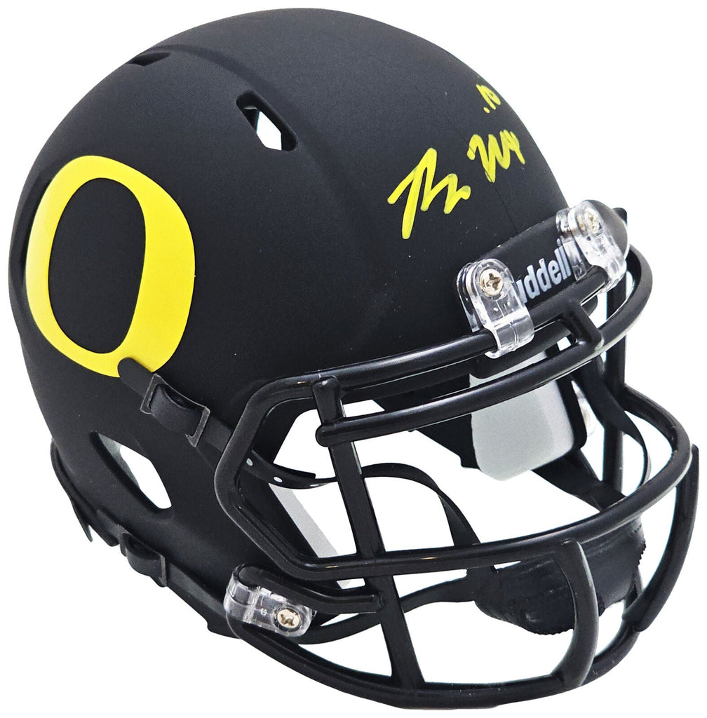 oregon speedflex helmet BO NIX AUTOGRAPHED OREGON FLAT MATTE BLACK SPEED MINI HELMET BECKETT Q – Super Sports Center