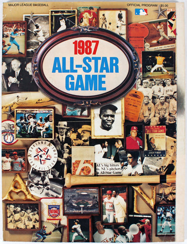 1987 Major League Baseball All-Star Game Official Program Magazine Un-signed