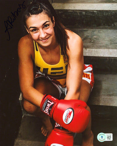 Amanda Ribas UFC Authentic Signed 8x10 Photo Autographed BAS #BG90888