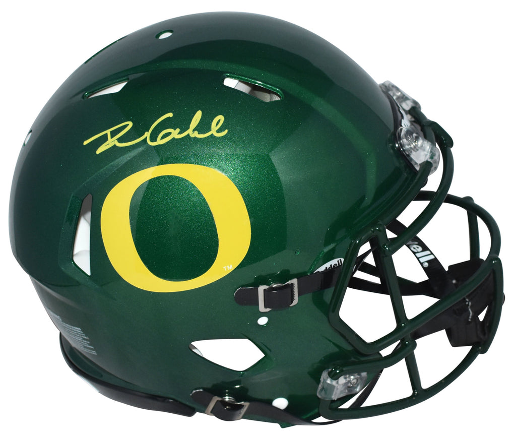 DILLON GABRIEL AUTOGRAPHED OREGON DUCKS GREEN AUTHENTIC SPEED HELMET B – Super Sports Center