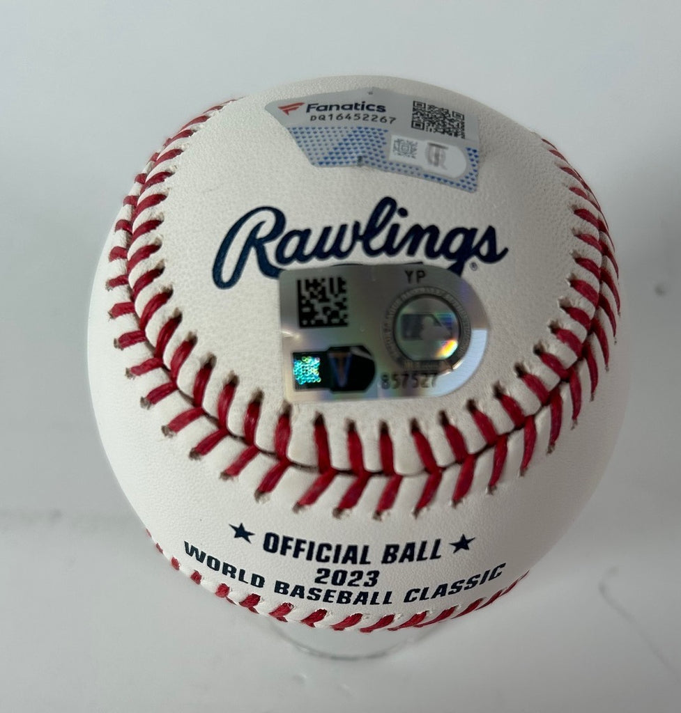 Yoshinobu Yamamoto Autographed 2023 WBC Official Baseball MLB