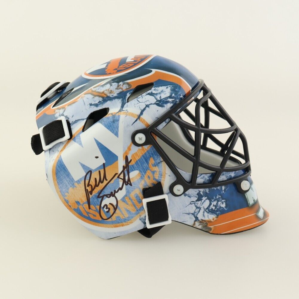 billy smith helmet Billy Smith Signed New York Islanders Mini Goalie Mask (JSA COA) 4xCup – Super Sports Center