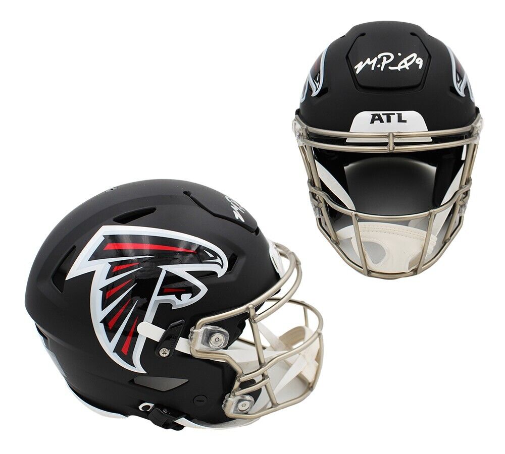 Michael Penix Jr. Signed Atlanta Falcons Speed Flex Authentic NFL Helm β Super Sports Center