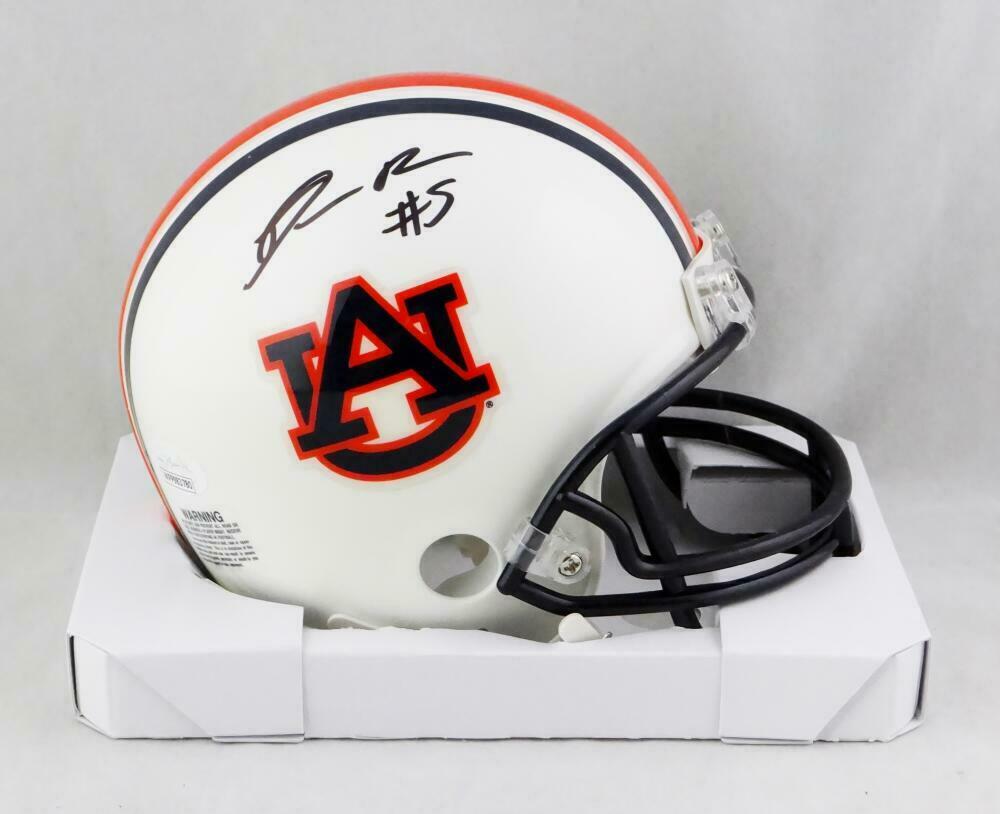 auburn tigers autographed football helmet Derrick Brown Autographed Auburn Tigers Mini Helmet