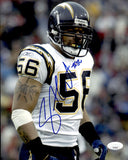 Shawne Merriman San Diego Chargers Signed/Autographed 8x10 Photo JSA 161241